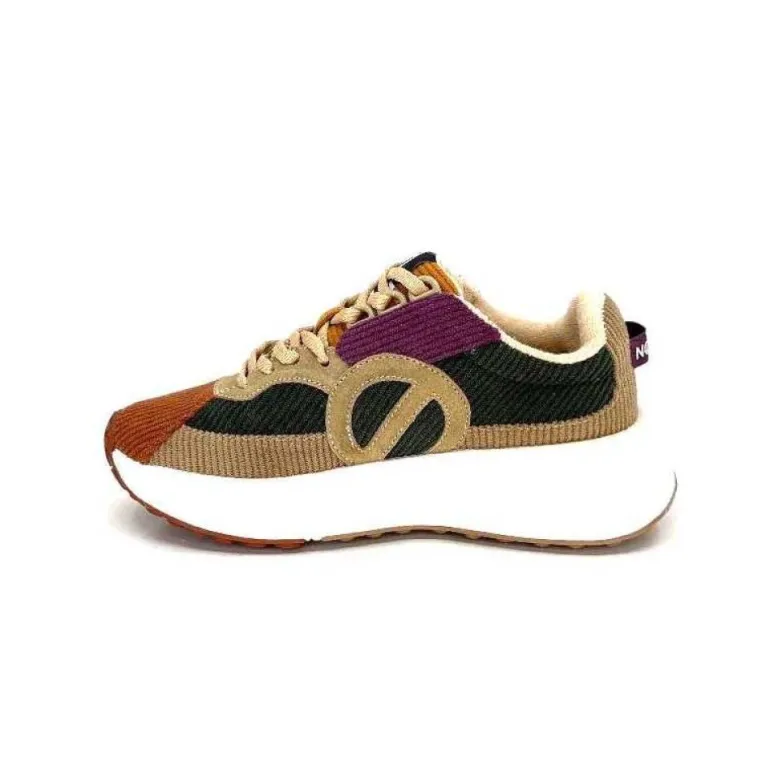 No Name Carter Runner Textile Kaki Noisette