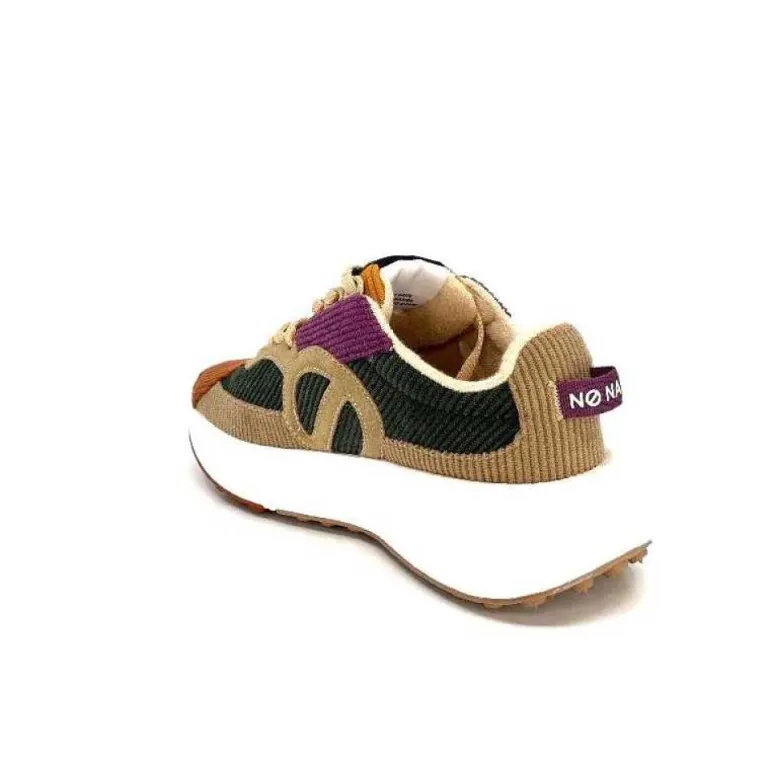 No Name Carter Runner Textile Kaki Noisette