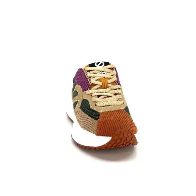 No Name Carter Runner Textile Kaki Noisette