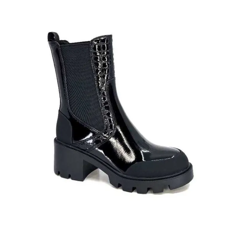 Noa Harmon 9117 Eros Cuir Vernis Noir