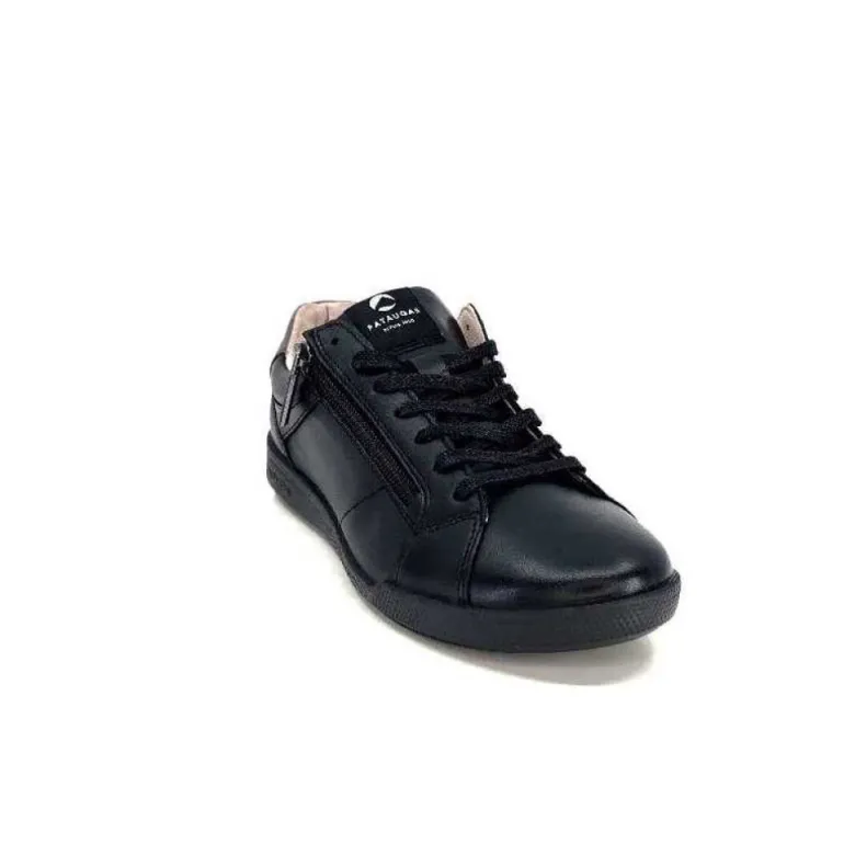 Pataugas 628403 Palme Cuir Noir