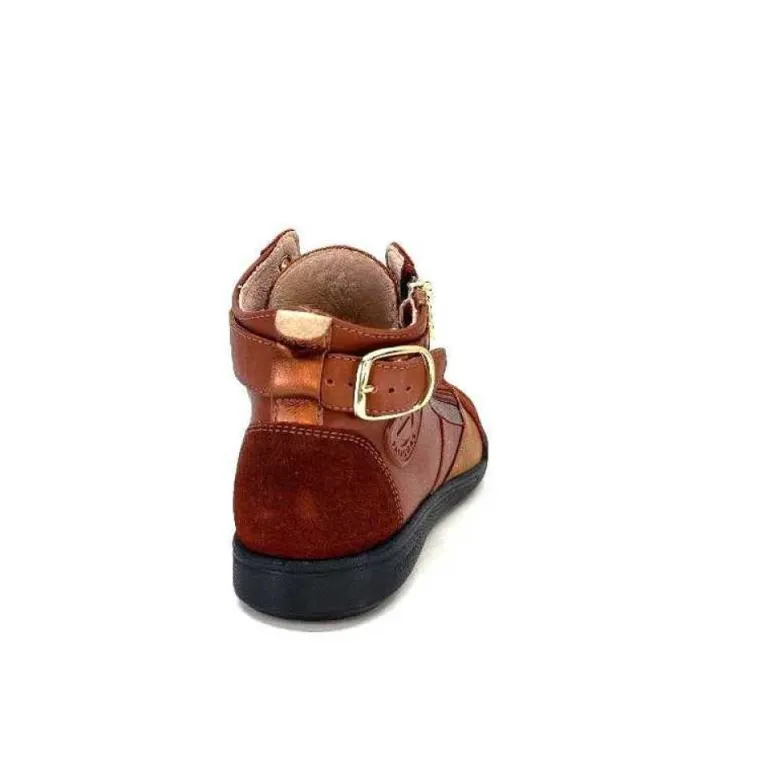 Pataugas 628270 Palme Cuir Rouille