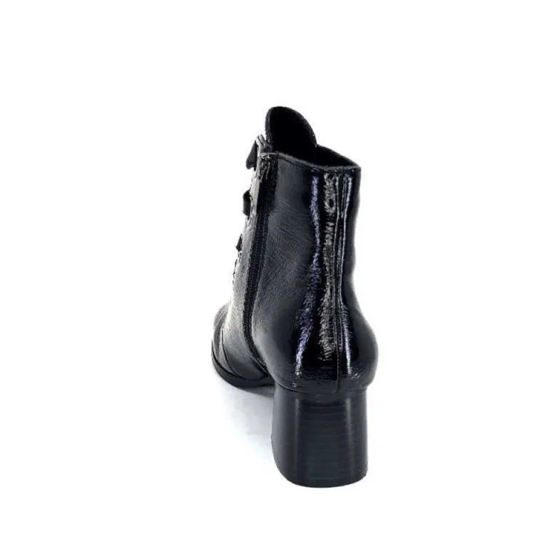 Regarde Le Ciel Ines 65 Cuir Vernis Noir