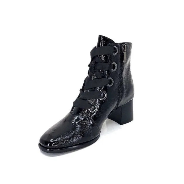 Regarde Le Ciel Ines 65 Cuir Vernis Noir