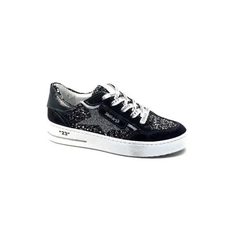 Semerdjian Smr Ale 10221 Cuir Gris & Glitter