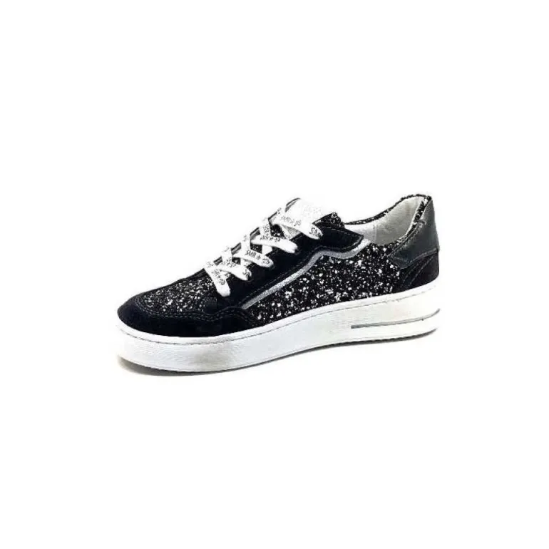 Semerdjian Smr Ale 10221 Cuir Gris & Glitter