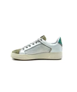 Semerdjian Smr Duck 9433 Cuir Blanc Glitter Or