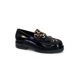Triver Flight 707.01B Cuir Noir Poulain Leo
