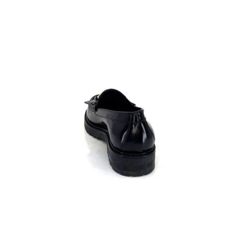 Triver Flight 707.01B Cuir Noir Poulain Leo