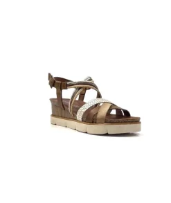 Xapatan 1536 Avellana Cuir Or Marron
