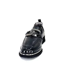 Xsa 9921 Cuir Vernis Noir