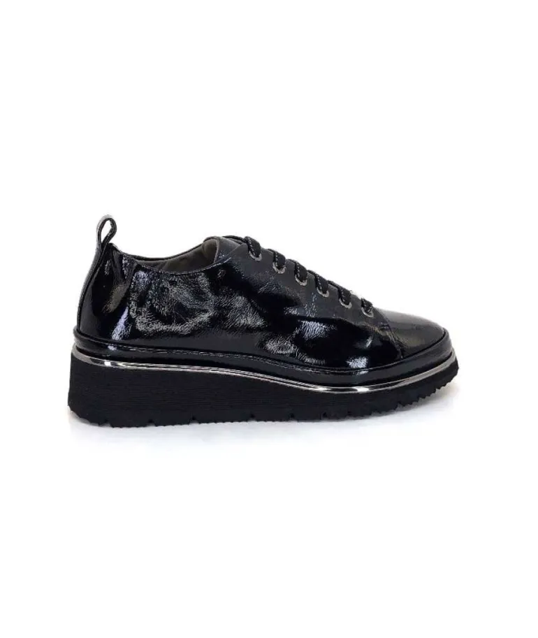 Xsa 9721 Cuir Vernis Noir