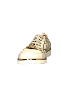 Xsa 8010 Daim Beige Cuir Or