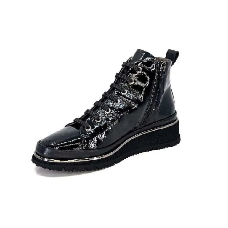 Xsa 9811Cuir Vernis Noir