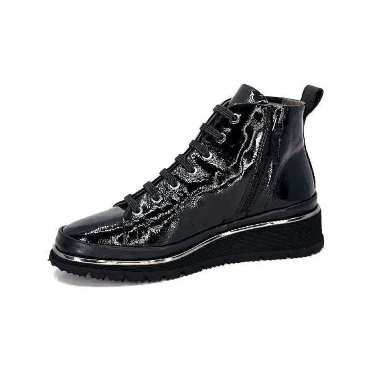 Xsa 9811Cuir Vernis Noir