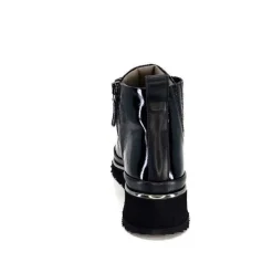 Xsa 9811Cuir Vernis Noir