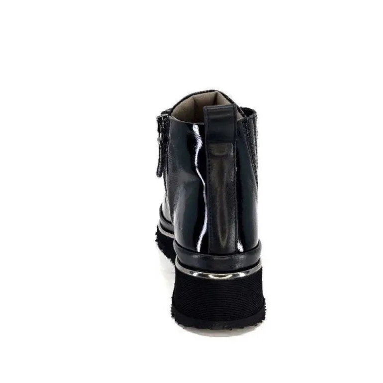 Xsa 9811Cuir Vernis Noir