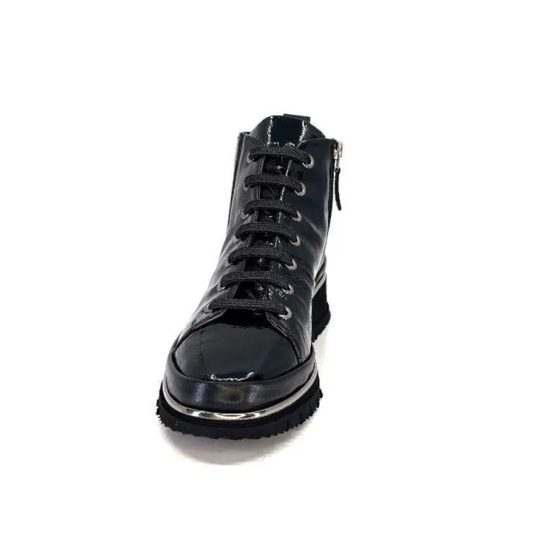 Xsa 9811Cuir Vernis Noir